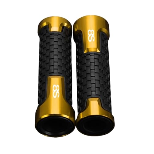 Für Suzuki GSX8S GSX-8S GSX 8S 2023-2025 Motorrad Accessoreis Lenkergriffe Lenkergriff Ende Anti Vibration Steckerkappe(GOLD) von XIAOCE