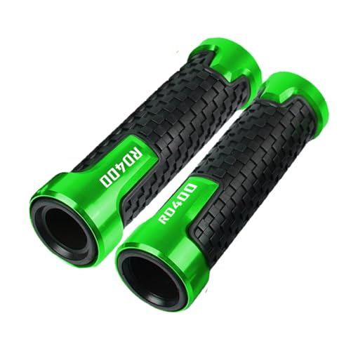Für YAMAHA RD400C DEF RD 400 Motorrad 7/8'' 22mm Handgriffe Lenker Lenker Grip Enden Stecker Slider(GRÜN) von XIAOCE