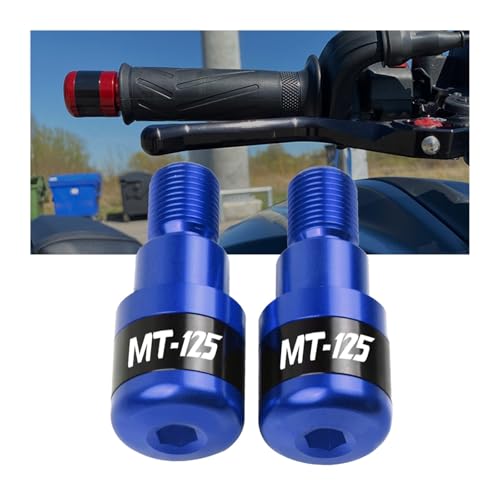 MT 125 Motorräder Lenker Griffe Stecker Slider Griff Bar Ends Für YAMAHA MT125 MT-125 2014 2015 2016 2017 2018 2019 2020 2021(Grau) von XIAOCE