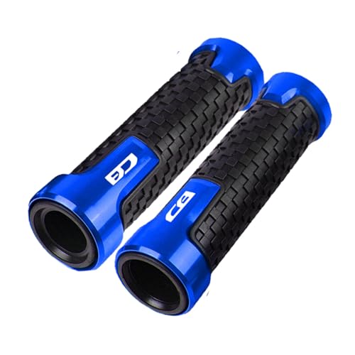 Motorrad 22mm Lenkergriffe Lenkergriff Enden Stecker Für HONDA CB1100 CB599 CBF600 CB600F CB400 HORNET CB400F CB125F CB500(BLAU) von XIAOCE