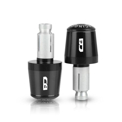 Motorrad 22mm Lenkergriffe Lenkergriff Enden Stecker Für HONDA CB190R CB250R CB125R CB300F CB500 F/X CB1300 CB1000R CB190(Black black) von XIAOCE