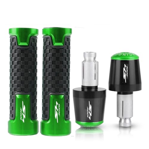 Motorrad-Lenkergriffe Lenkergriffenden für Honda SH300 SH300i SH 300 2011 2012 2013 2014 2015 2016 2017 18 19 2020 2021(Green black green) von XIAOCE