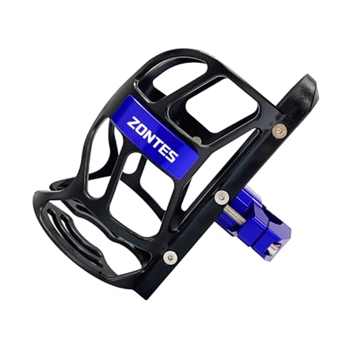 XIAOCE Für 368G Modifizierter Schutzbügel Wasserbecherhalter Motorrad 703F Reise-Wasserbecherhalter aus Aluminiumlegierung(BLAU) von XIAOCE