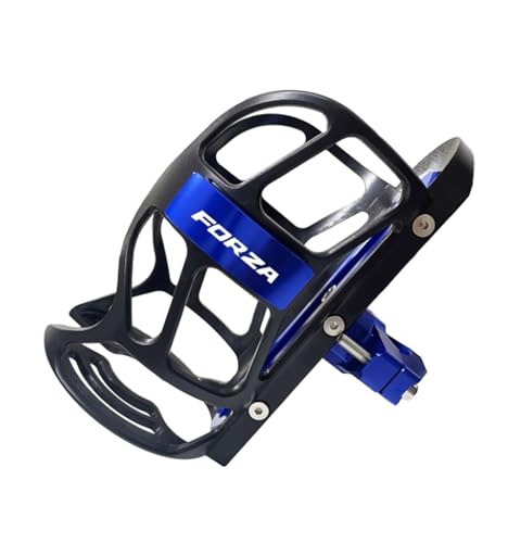 XIAOCE Für FORZA300 FORZA250 Modifizierter Wasserbecherhalter 2016-2025 Stoßstangen-Wasserflaschenhalter(BLAU) von XIAOCE