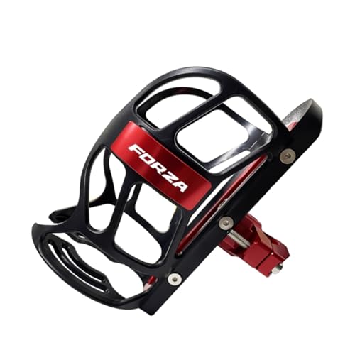 XIAOCE Für FORZA300 FORZA250 Modifizierter Wasserbecherhalter 2016-2025 Stoßstangen-Wasserflaschenhalter(ROT) von XIAOCE