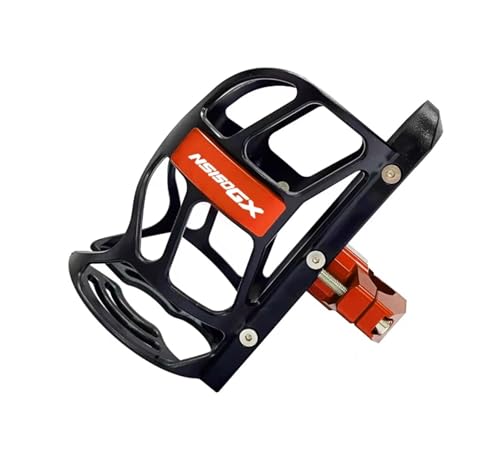 XIAOCE Für Honda NS150GX Modifizierte Motorrad Stoßstange Tasse Halter Wasserkocher Halter(ORANGE) von XIAOCE
