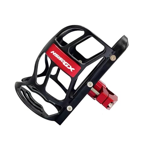 XIAOCE Für Honda NS150GX Modifizierte Motorrad Stoßstange Tasse Halter Wasserkocher Halter(ROT) von XIAOCE