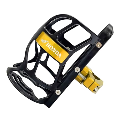 XIAOCE Für Honda NS150GX NWG150 NS 150 GX 2014-2025 Modifizierter Motorrad-Stoßfänger-Getränkehalter-Wasserkocherhalter(Gold) von XIAOCE
