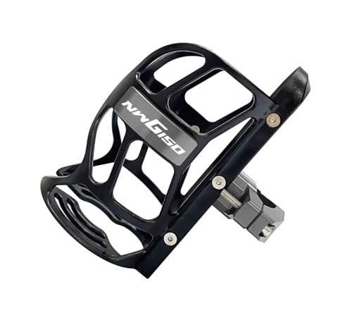 XIAOCE Für Honda NWG150 Modifizierte Motorrad Stoßstange Getränkehalter Wasserkocher Halter(Titan) von XIAOCE