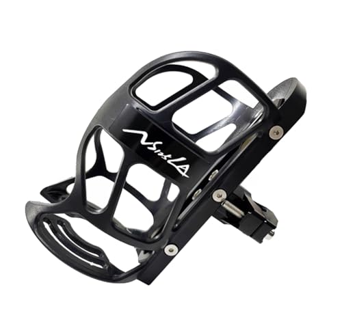 XIAOCE Für NS125LA Modifizierter Nahtloser Selbstklebender Getränkehalter, Motorrad-Wasserflaschenhalter, Getränkehalter 2016-2025(SCHWARZ) von XIAOCE
