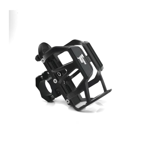 XIAOCE Für Yamaha Tenere700 Tenere1200 Tenere 700 1200 Universalzubehör Motorrad-Flaschenhalter Getränkehalter Ständer(Tenere 700 Black) von XIAOCE