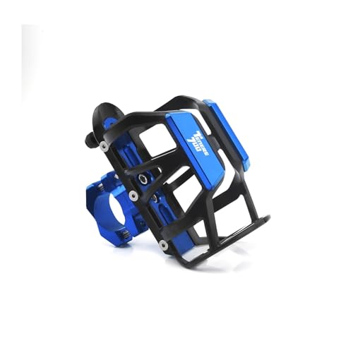 XIAOCE Für Yamaha Tenere700 Tenere1200 Tenere 700 1200 Universalzubehör Motorrad-Flaschenhalter Getränkehalter Ständer(Tenere 700 Blue) von XIAOCE