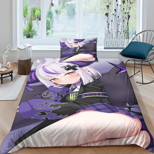 Sexy Körper eines Teenagers Bettwäschegarnitur Bettbezug Set 3D Gedruckter comics Mädchen Junge Kinder Bettwäsche Weich Microfaser Reissverschluss Und Kissenbezüge 2 Teilig Single（135x200cm） von XIAOCHENG