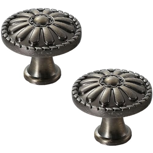 XIAODANHUA 2 Stück Küchengriffe Möbeltürgriffe Aluminiumlegierung Bogengriffe Schubladenknöpfe für Kleiderschrank Schrank Nachttisch (Single Hole) von XIAODANHUA