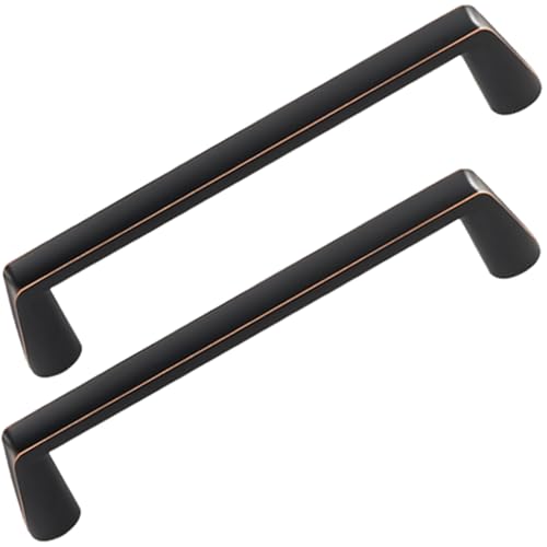 XIAODANHUA 2 Stück Schrankgriffe Schubladenknöpfe Dekorativ Möbeltürgriffe Zinklegierung Kleiderschrankgriffe für Schlafzimmer Badezimmer Nachttisch (Hole Distance 128mm) von XIAODANHUA