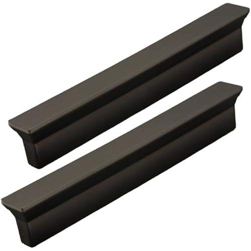 XIAODANHUA 2 Stück Schrankgriffe Zinklegierung Möbeltürgriffe Solide Schubladengriffe mit Schrauben für Küche Kleiderschränke Badezimmer (Hole Distance 64mm) von XIAODANHUA