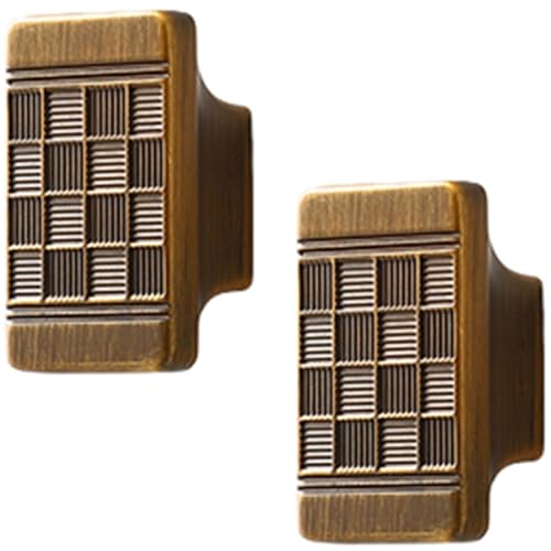 XIAODANHUA Schrankgriffe 2 Stück Kleiderschrankknöpfe Zinklegierung Möbelgriffe Hardware Küchentürgriffe für Badezimmer Nachttisch Kommode (Single Hole) von XIAODANHUA