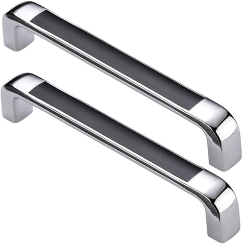 XIAODANHUA Schrankgriffe Hardware Möbelgriffe Zinklegierung Schubladeknöpfe Solide Küchentürgriffe für Kleiderschrank Badezimmer Schlafzimmer (Hole Distance 96mm) von XIAODANHUA