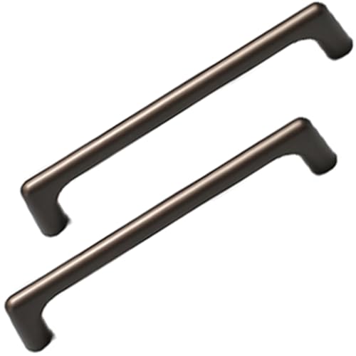 XIAODANHUA Schubladegriff 2 Stück Küchen Türknöpfe Zinklegierung Badezimmerschrank-Zuggriffe Möbelgriffe Nachttischgriff mit Schrauben (Hole Distance 128mm) von XIAODANHUA