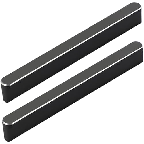 XIAODANHUA Schubladegriff Küchen Türgriffe Aluminiumlegierung Badezimmerschrank-Zuggriffe T-Typ Möbelgriffe Nachttischgriff mit Schrauben (Length 180mm) von XIAODANHUA