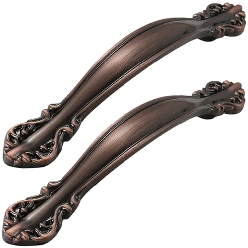XIAODANHUA Schubladengriffe 2 Stück Badezimmerschränkegriffe Inklusive Schrauben Kleiderschranktürengriffe Aluminiumlegierung Möbelgriffe Küchengriffe (Hole Distance 96mm) von XIAODANHUA