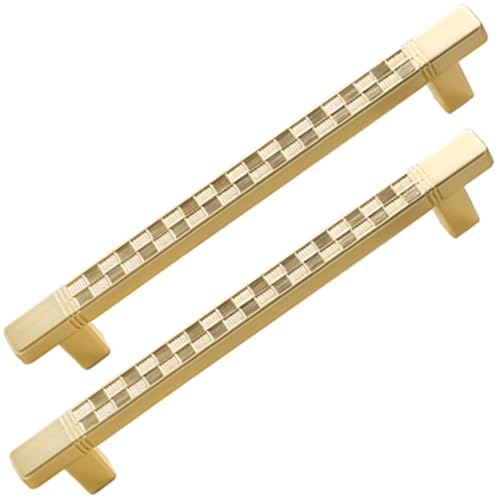 XIAODANHUA Schubladengriffe 2 Stück Küchenknöpfe Antike Bronze Möbelgriffe Badezimmerschrankgriffe für Schlafzimmer Bücherregal Kleiderschrank (Hole Distance 128mm) von XIAODANHUA