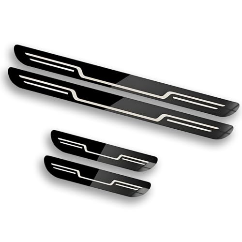 XIAOFEIDAFA 4 Stück Edelstahl Einstiegsleisten Schutz für Kia Borrego 2009-Present, Türschweller Kratzschutz Abdeckung Auto Scuff Plate Türschwelle Sill Aufkleber,B/Black Titanium Mirror XIAOFEIDAFA 4 Stück Edelstahl Einstiegsleisten Schutz für Kia Borrego 2009-Present, Türschweller Kratzschutz Abdeckung Auto Scuff Plate Türschwelle Sill Aufkleber,B/Black Titanium Mirror von XIAOFEIDAFA