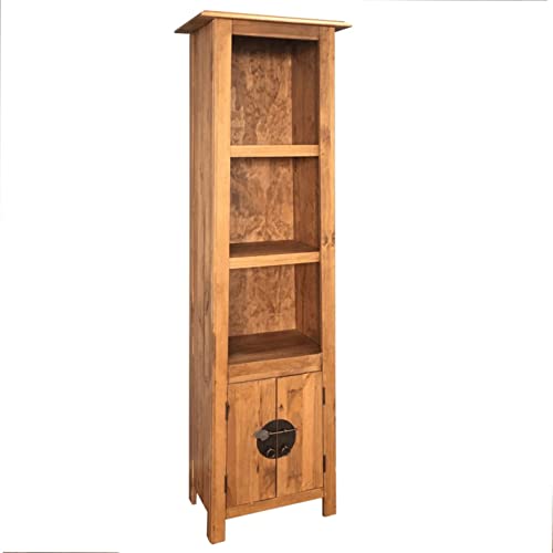 XIAOGUANG Badezimmer-Hochschrank, Badezimmer Möbel, Badschrank, Badezimmermöbel, Badhochschrank, Bad Schrank, Badezimmerschrank, Recyceltes Kiefernholz 48x32x170 cm von XIAOGUANG