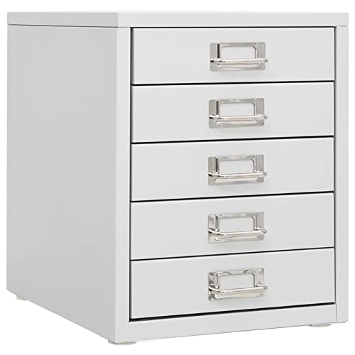 XIAOGUANG Büroschrank, Aktenschrank, Werkzeugschrank, Metallschrank, Stahlschrank, Kellerschrank, Universalschrank, Lagerschrank, Grau 28x35x35 cm Metall von XIAOGUANG