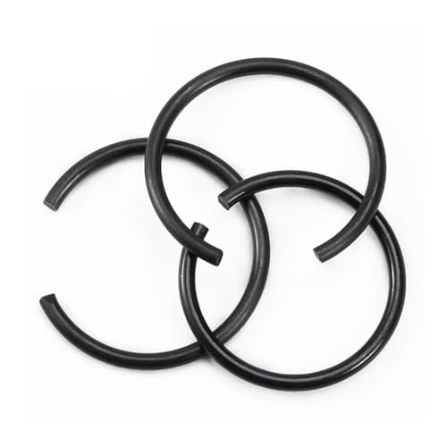 XIAOGYYE 1/30/100 Stück M4–M150 Runddraht, Sicherungsringe Für Bohrungen, Stahldrahtfür Bohrungsstoppringe, Sicherungsringe/Color/M65-3Pcs von XIAOGYYE