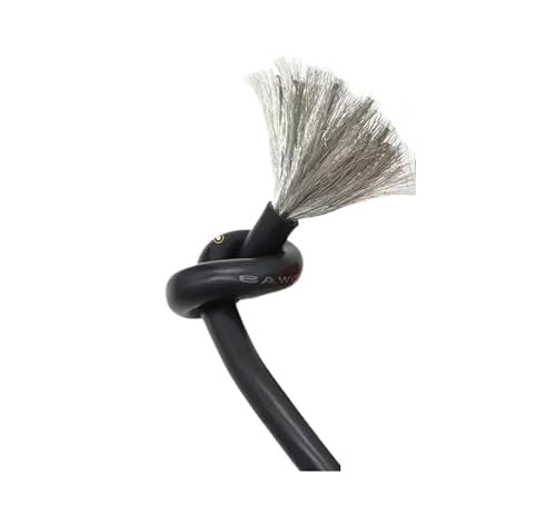 XIAOGYYE 1 M Weiches Silikonkabel 26, 24, 22, 20, 18, 16, 14, 12, 10, 8, 6, 4, 2 Awg, Autobatterie, Fahrzeugverkabelung, Hitzebeständige Elektrische Leitungen/Black/4Awg XIAOGYYE 1 M Weiches Silikonkabel 26, 24, 22, 20, 18, 16, 14, 12, 10, 8, 6, 4, 2 Awg, Autobatterie, Fahrzeugverkabelung, Hitzebeständige Elektrische Leitungen/Black/4Awg von XIAOGYYE