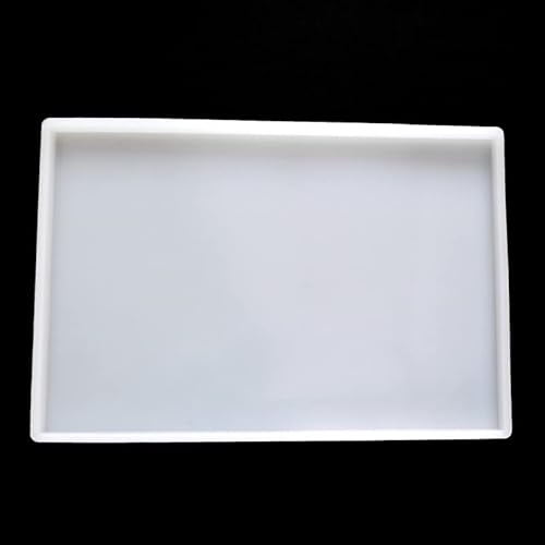 XIAOGYYE 1 Stück Extra Große Quadratische Untersetzer-Silikonform, Große Kunstharz-Untersetzer-Herstellung, Epoxidharz-Basteln/Big Rectangle 30 * 20 von XIAOGYYE