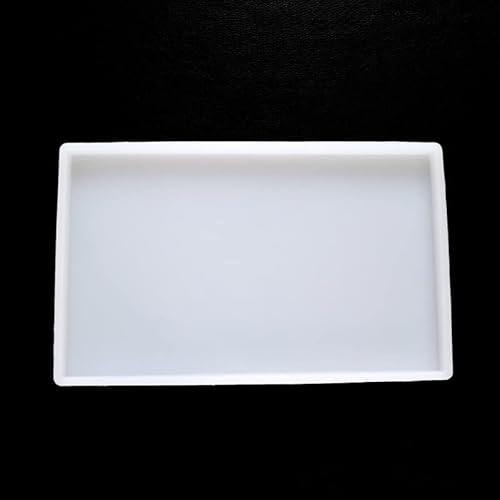 XIAOGYYE 1 Stück Extra Große Quadratische Untersetzer-Silikonform, Große Kunstharz-Untersetzer-Herstellung, Epoxidharz-Basteln/Smallrectangle 25 * 15 von XIAOGYYE