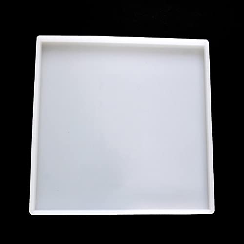 XIAOGYYE 1 Stück Extra Große Quadratische Untersetzer-Silikonform, Große Kunstharz-Untersetzer-Herstellung, Epoxidharz-Basteln/Square 25 * 25Cm von XIAOGYYE