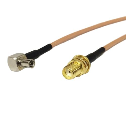 XIAOGYYE 1 Stück Überwurfmutter Auf Ts9-Stecker, Hf-Koaxialkabel, Rg316, Rg174, Rg178, 15 Cm, Für Huawei E5332, E5776, E5372 Modem/Rg316/50Cm XIAOGYYE 1 Stück Überwurfmutter Auf Ts9-Stecker, Hf-Koaxialkabel, Rg316, Rg174, Rg178, 15 Cm, Für Huawei E5332, E5776, E5372 Modem/Rg316/50Cm von XIAOGYYE