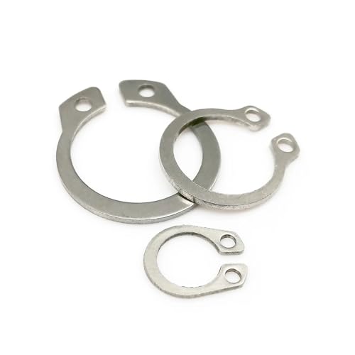 XIAOGYYE 10/25/50 Stück M3 Bis M40 Aus Schwarzem Kohlenstoffsta(304) (C-Typ)/Ss 304/25Pcs M13 von XIAOGYYE