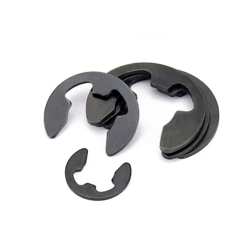XIAOGYYE 10/50/100 Stück E-Clip-Unterlegscheiben Aus Edelsta304, Schwarzer 65Mn-Stahl, Wellensicherungsring, E-Clip-Sicherungsring, M1,2, M1,5, M2, M3/M4, M5, M6, M7, M8, M9, 10–M24/Black Steel/M1.5 1 XIAOGYYE 10/50/100 Stück E-Clip-Unterlegscheiben Aus Edelsta304, Schwarzer 65Mn-Stahl, Wellensicherungsring, E-Clip-Sicherungsring, M1,2, M1,5, M2, M3/M4, M5, M6, M7, M8, M9, 10–M24/Black Steel/M1.5 1 von XIAOGYYE