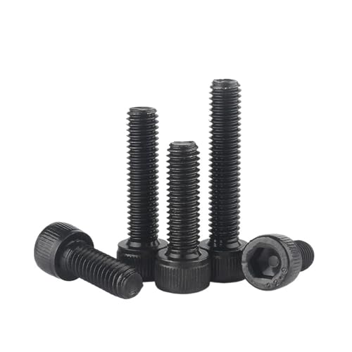 XIAOGYYE 10 Stück Innensechskantschrauben Aus Kohlenstoffsta12.9, Sechskantschraube Mit Innensechskant, M2 M2,5 M3/M4 M5 M6 M8/10 Pcs_M5/18Mm von XIAOGYYE