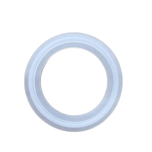 XIAOGYYE 10 Stück Passend Für 19-Mm-Rohr (Außendurchmesser 50,5 Mm), Tri-Clamp-Ferrule, Silikon-Dichtungsstreifen, Dichtungsring, Unterlegscheibe, Klemmhülse, Silikon/0.75 Inch von XIAOGYYE
