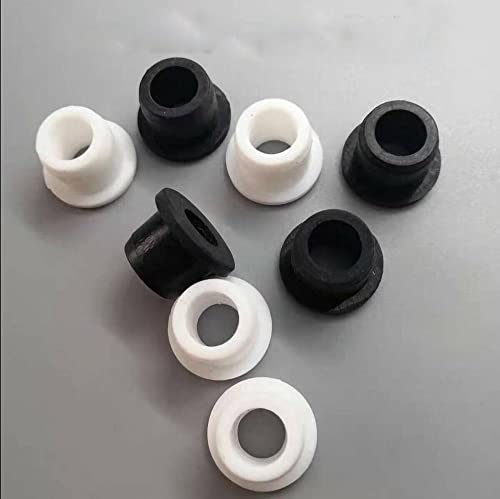 XIAOGYYE 2–10 Stück Schwarze, Runde, Hohle Silikon-Tüllen (5–28 Mm), Kabelschutzbuchsen, O-Ringe, Dichtung/Color/21Mm(Bore 11Mm)-5Pcs von XIAOGYYE