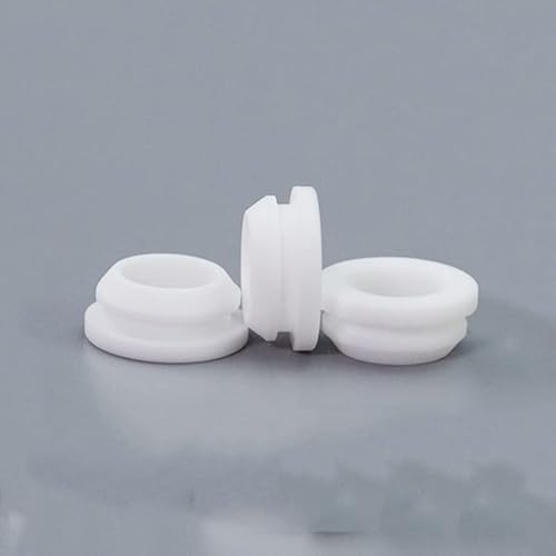 XIAOGYYE 2–6 Stück Silikonstopfen, Weiß, Silikonschutzspirale, Rund, 4,5–30 Mm/18Mm (Hole14)-2Pcs von XIAOGYYE