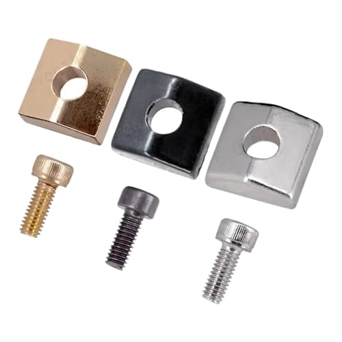 XIAOGYYE 3-Piece Electric Guitar Vibrato Bridge Stlocking Device Nut Seat Clamp And Hex Screw Guitar Stlocking System/D/13-14Mm XIAOGYYE 3-Piece Electric Guitar Vibrato Bridge Stlocking Device Nut Seat Clamp And Hex Screw Guitar Stlocking System/D/13-14Mm von XIAOGYYE