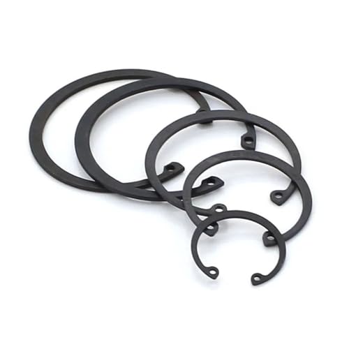 XIAOGYYE 5/10 Stück C-Clips, Sicherungsfür Bohrung 65 Mm Manganstahl, Wellensicherungsinnen, M6–M80/10Pcs/M28 von XIAOGYYE