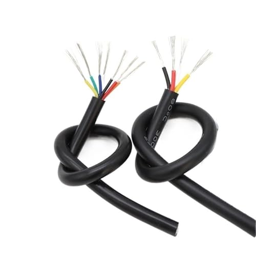 XIAOGYYE 5 M Ul2464, 30, 28, 26, 24, 22, 20 Awg, Ummanteltes Kabel,Okabel, 2, 3, 4, 5, 6, 7, 8, 9, 10-Adrig, Pvc-Isoliertes Kupfer-Stromkabel/Black 30Awg/6 Cores XIAOGYYE 5 M Ul2464, 30, 28, 26, 24, 22, 20 Awg, Ummanteltes Kabel,Okabel, 2, 3, 4, 5, 6, 7, 8, 9, 10-Adrig, Pvc-Isoliertes Kupfer-Stromkabel/Black 30Awg/6 Cores von XIAOGYYE
