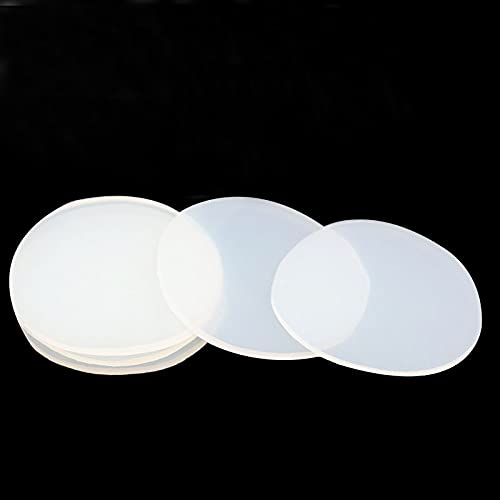 XIAOGYYE 5 Runde Silikonmatten, 1/2 Mm Dick, Vakuum Silikonmatten-Dichtungsringe/50Mm-1Mm XIAOGYYE 5 Runde Silikonmatten, 1/2 Mm Dick, Vakuum Silikonmatten-Dichtungsringe/50Mm-1Mm von XIAOGYYE