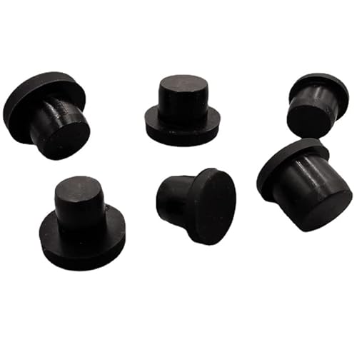 XIAOGYYE 5 Stück Runde Vollgummi-Lochdichtungen, Hochtemperaturbeständige T-Förmige Silikon-Lochkappen, Staubdichte Dichtungen, Endkappen/Black/A-8Mm 5Pcs XIAOGYYE 5 Stück Runde Vollgummi-Lochdichtungen, Hochtemperaturbeständige T-Förmige Silikon-Lochkappen, Staubdichte Dichtungen, Endkappen/Black/A-8Mm 5Pcs von XIAOGYYE
