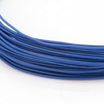 XIAOGYYE 5 Ul1007 Einadriges Kupferkabel 26, 24, 22, 20, 18, 16, 14 Awg, Pvc-Isolierung, Massiv Verzinnt, Für Leitungsgeräte/Blue/5 Meters_14Awg von XIAOGYYE