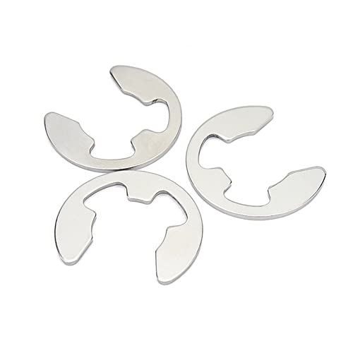 XIAOGYYE 50 Stück Schwarzer 65 Manganstae-Clip-Sicherungssicherungsringe Für Wellen M3/M4/M5/M6/M7/M8/Ss 304/50Pcs M8 von XIAOGYYE