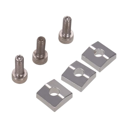XIAOGYYE Electric Guitar Tremolo Bridge Stlocks Strings Locking System Metal Nut Block And Clamp Hex Screws Guitar Parts Accessories/Sier/13-14Mm von XIAOGYYE