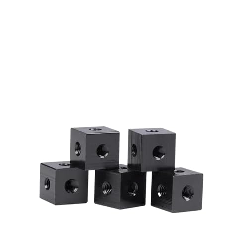 XIAOGYYE Sechskantmutter M3/M4/M5/M6 Aluminium-Sechskantschraube Mit Gewinde, Würfelmutter, Blockverbinder, Diy-3D-Drucker, Acrylgehäuseschraube/Black/M3-10 * 10 * 10 XIAOGYYE Sechskantmutter M3/M4/M5/M6 Aluminium-Sechskantschraube Mit Gewinde, Würfelmutter, Blockverbinder, Diy-3D-Drucker, Acrylgehäuseschraube/Black/M3-10 * 10 * 10 von XIAOGYYE